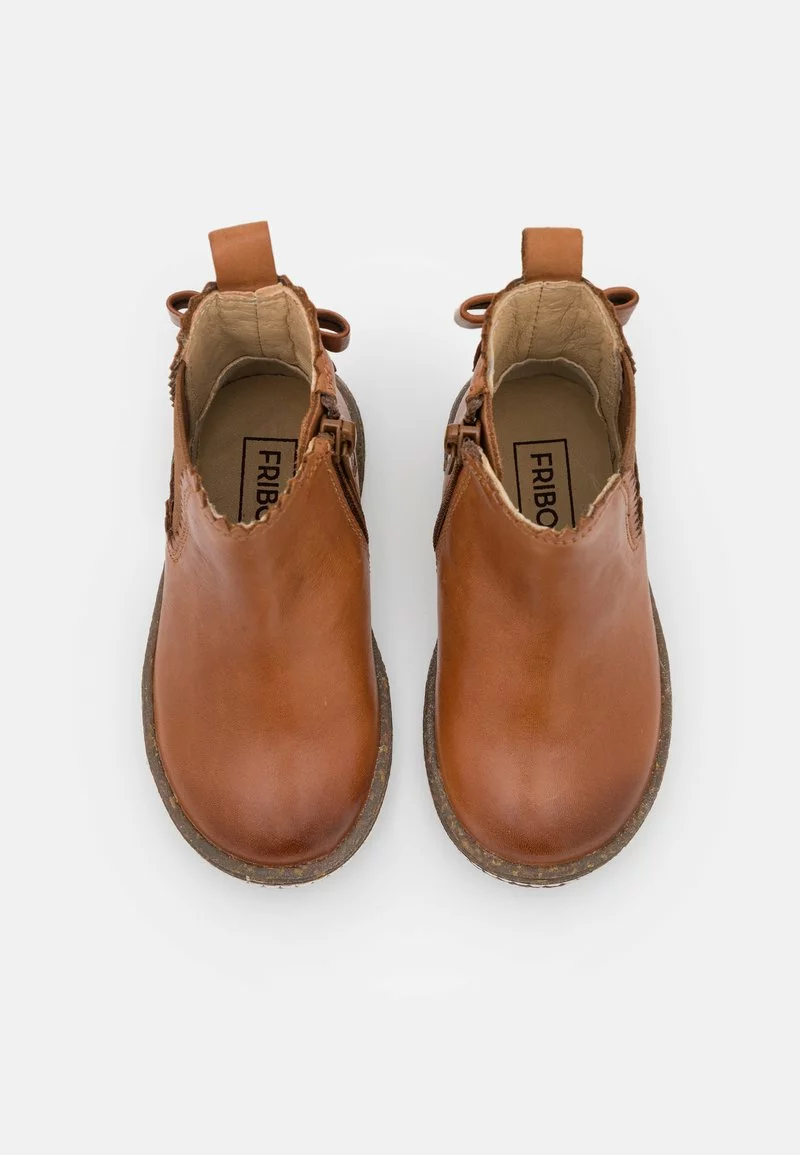 Friboo Niños LEATHER - Botines - Cognac - Imagen 4