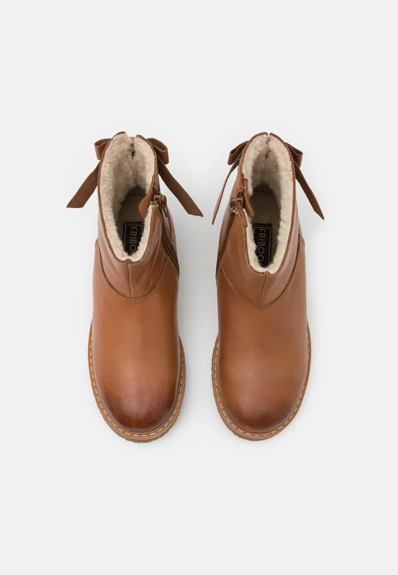 Friboo Niños LEATHER - Botines - Cognac - Imagen 4