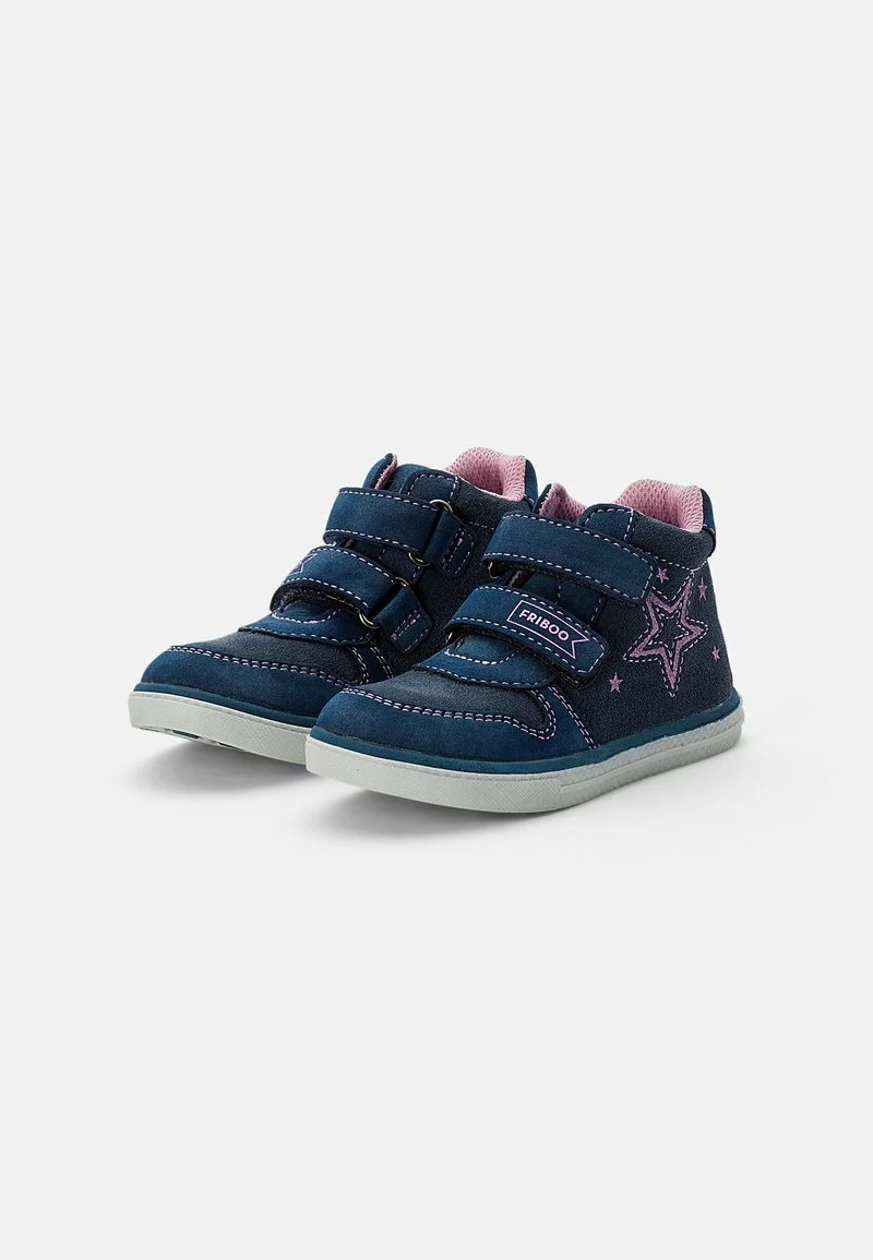 Friboo Niños LEATHER BOOTIES - Zapatillas Altas - Dark Blue - Imagen 2
