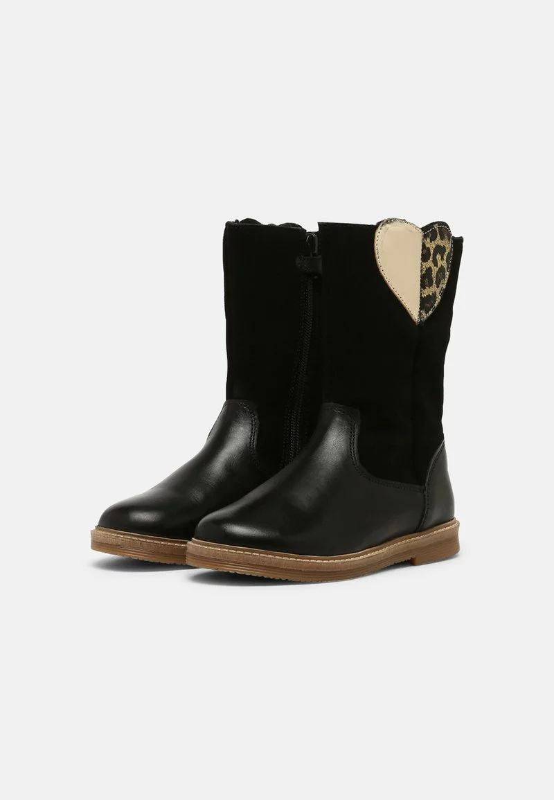 Friboo Niños LEATHER - Botas - Black - Imagen 2