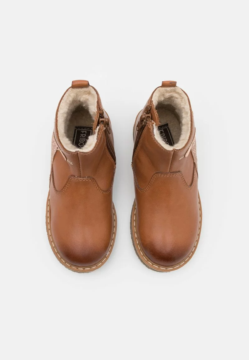 Friboo Niños LEATHER - Botines - Cognac - Imagen 4