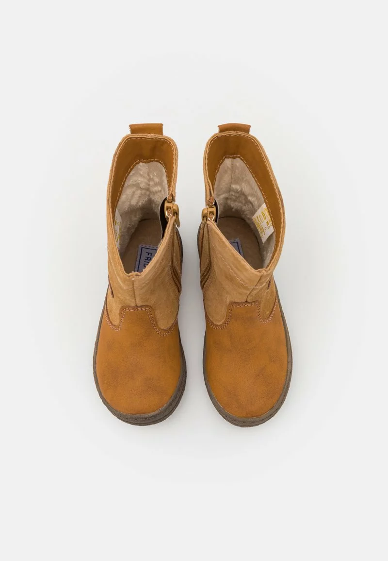 Friboo Niños LEATHER - Botas - Cognac - Imagen 4