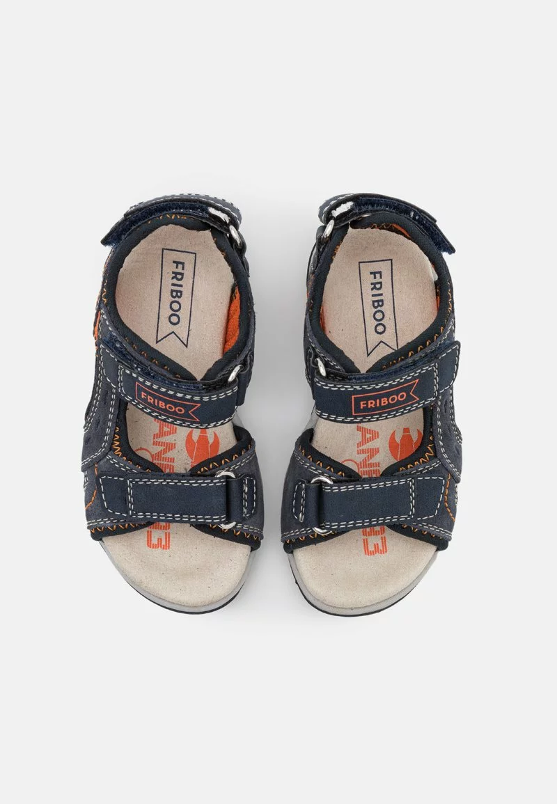 Friboo Niños LEATHER - Sandalias De Senderismo - Dark Blue - Imagen 4