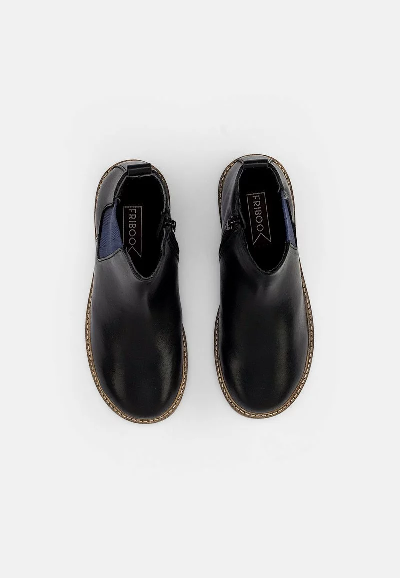 Friboo Niños LEATHER - Botines - Black - Imagen 4