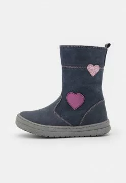 Friboo Niños LEATHER - Botas - Blue-grey