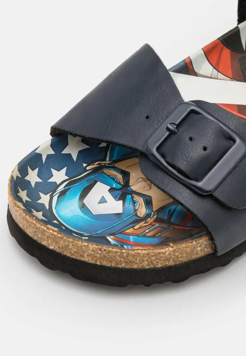 Friboo Unisexo MARVEL CAPTAIN AMERICA STRAPPY SANDALS UNISEX - Sandalias - Dark Blue - Imagen 6