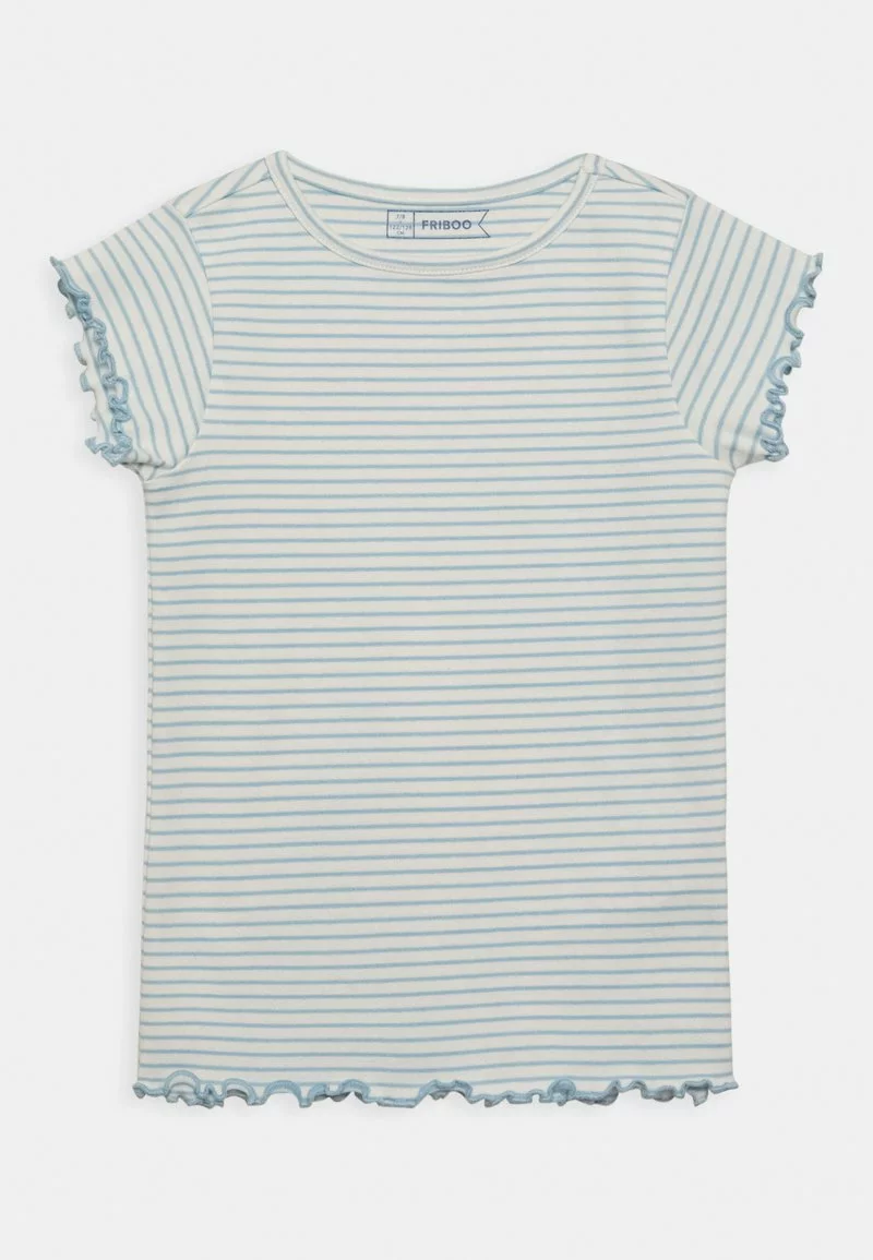 Friboo Niños 3 PACK GIRL RIB TEE - Camiseta Básica - Blue - 502_yellow - 202_pink - 402 - Imagen 3