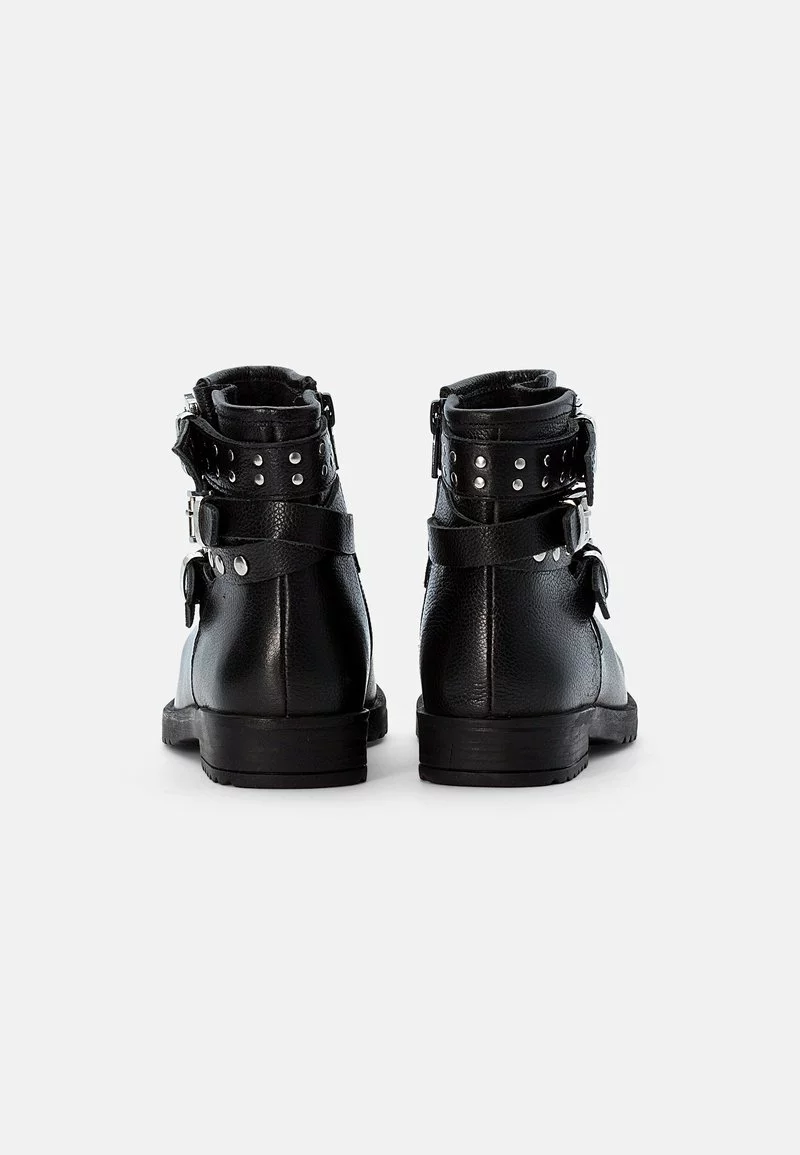 Friboo Niños LEATHER BOOTIES - Botines Camperos - Black - Imagen 3
