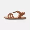 Friboo Niños LEATHER SANDALS - Sandalias - Cognac