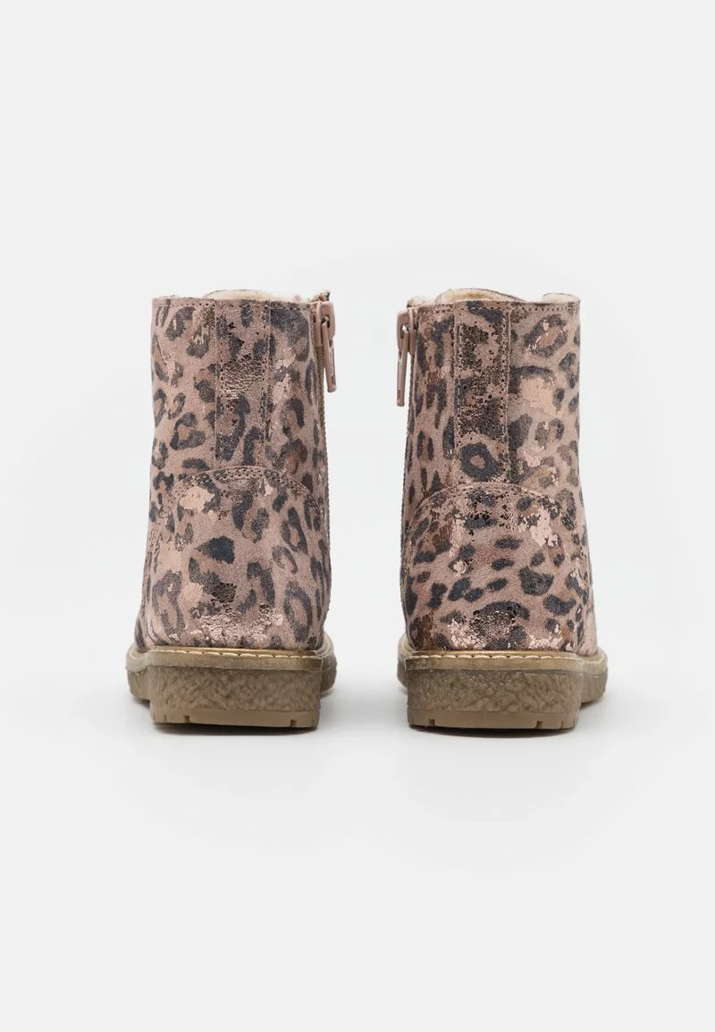 Friboo Niños LEATHER - Botines Con Cordones - Rose Gold - Imagen 3