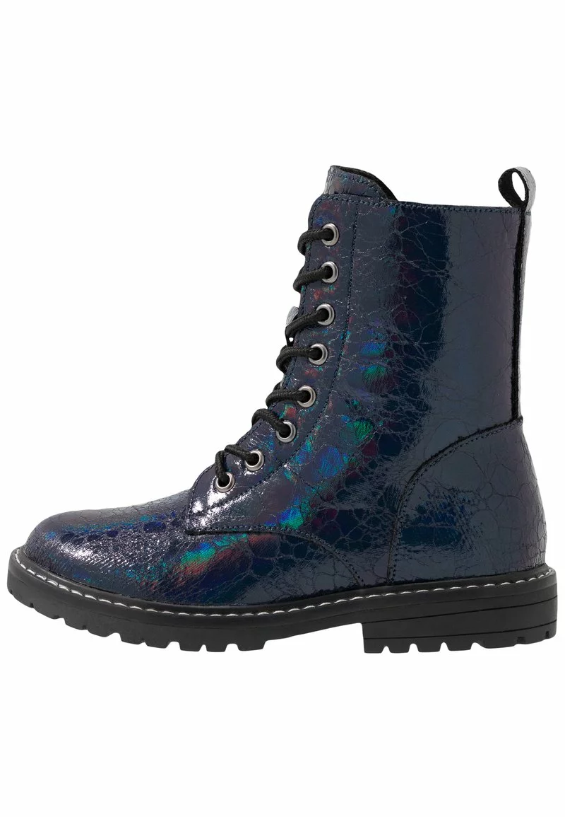 Friboo Niños Botines Con Cordones - Dark Blue - Imagen 2