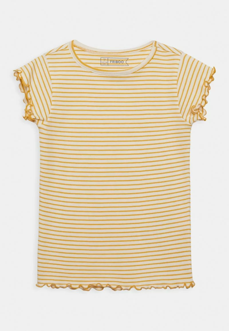 Friboo Niños 3 PACK GIRL RIB TEE - Camiseta Básica - Blue - 502_yellow - 202_pink - 402 - Imagen 4