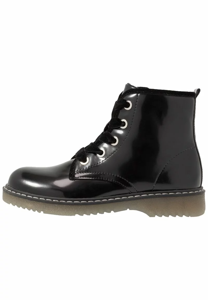 Friboo Niños Botines Con Cordones - Black - Imagen 2