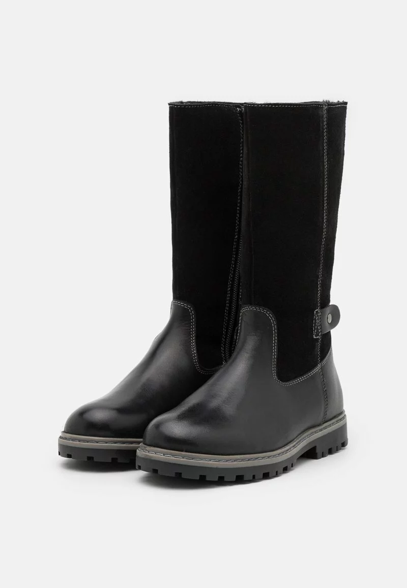 Friboo Niños LEATHER - Botas - Black - Imagen 2