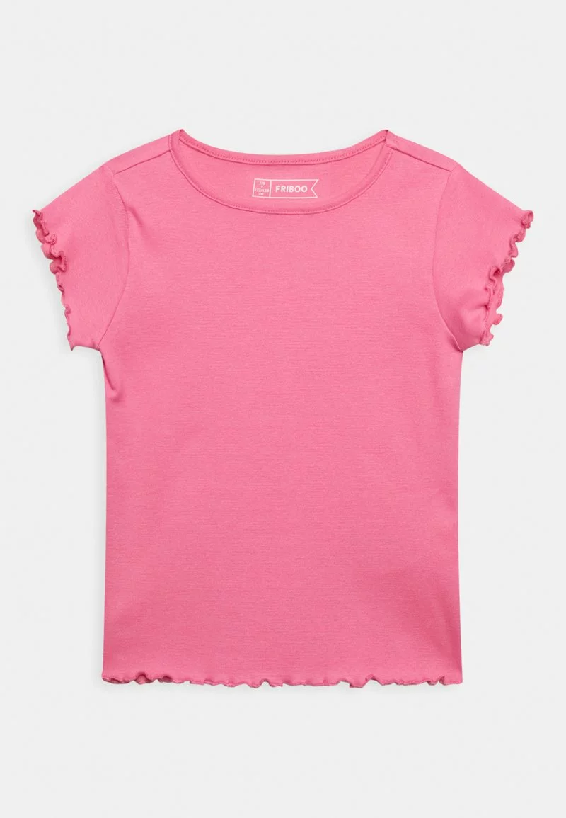 Friboo Niños 3 PACK GIRL RIB TEE - Camiseta Básica - Purple - 404_pink - 402_grey - 102 - Imagen 3