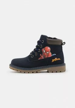 Friboo Unisexo SPIDERMAN - Botines Con Cordones - Dark Blue