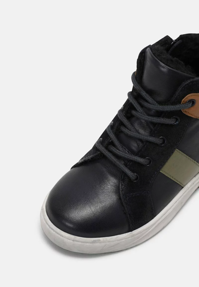 Friboo Niños LEATHER - Botines Con Cordones - Dark Blue - Imagen 7