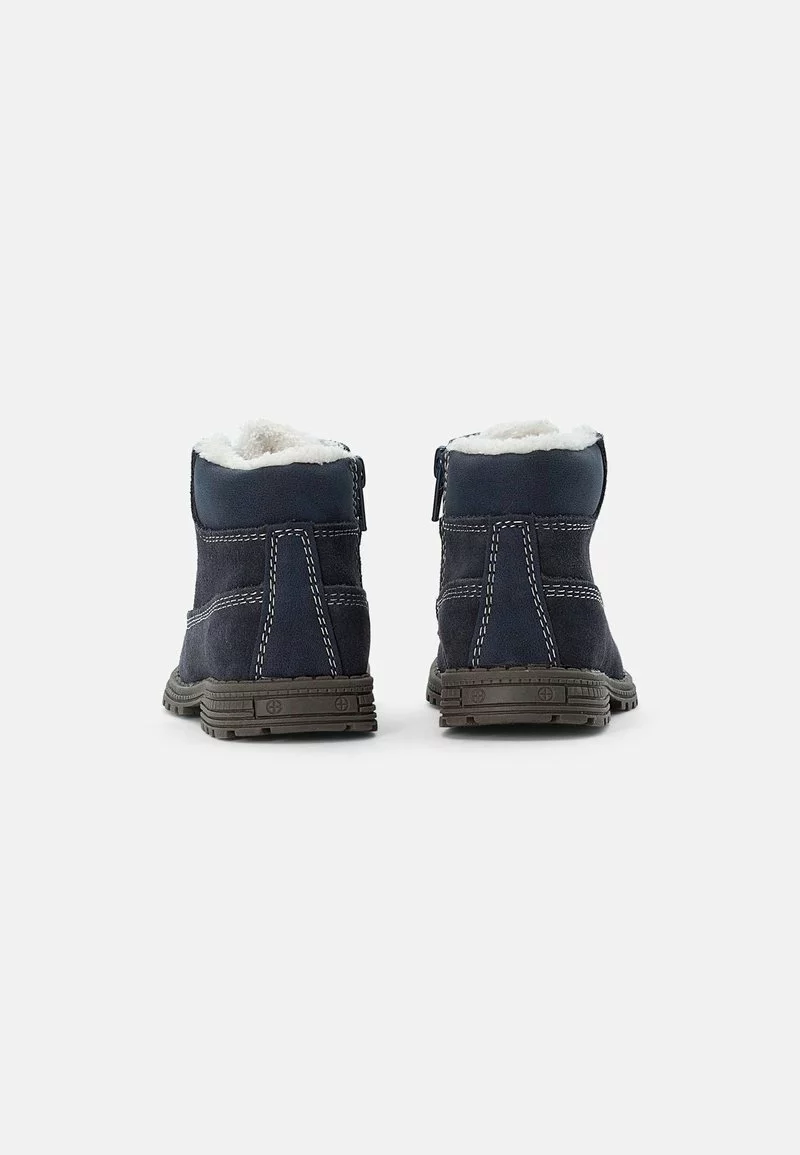 Friboo Niños LEATHER BOOTIES - Botines Con Cordones - Dark Blue - Imagen 3