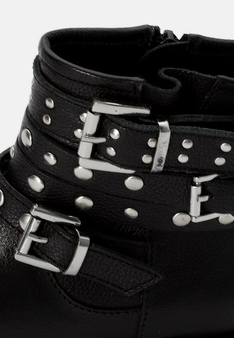 Friboo Niños LEATHER BOOTIES - Botines Camperos - Black - Imagen 6