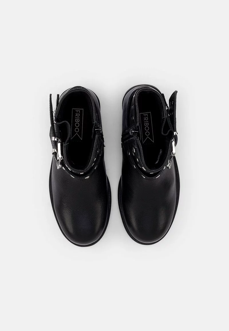 Friboo Niños LEATHER BOOTIES - Botines Camperos - Black - Imagen 4