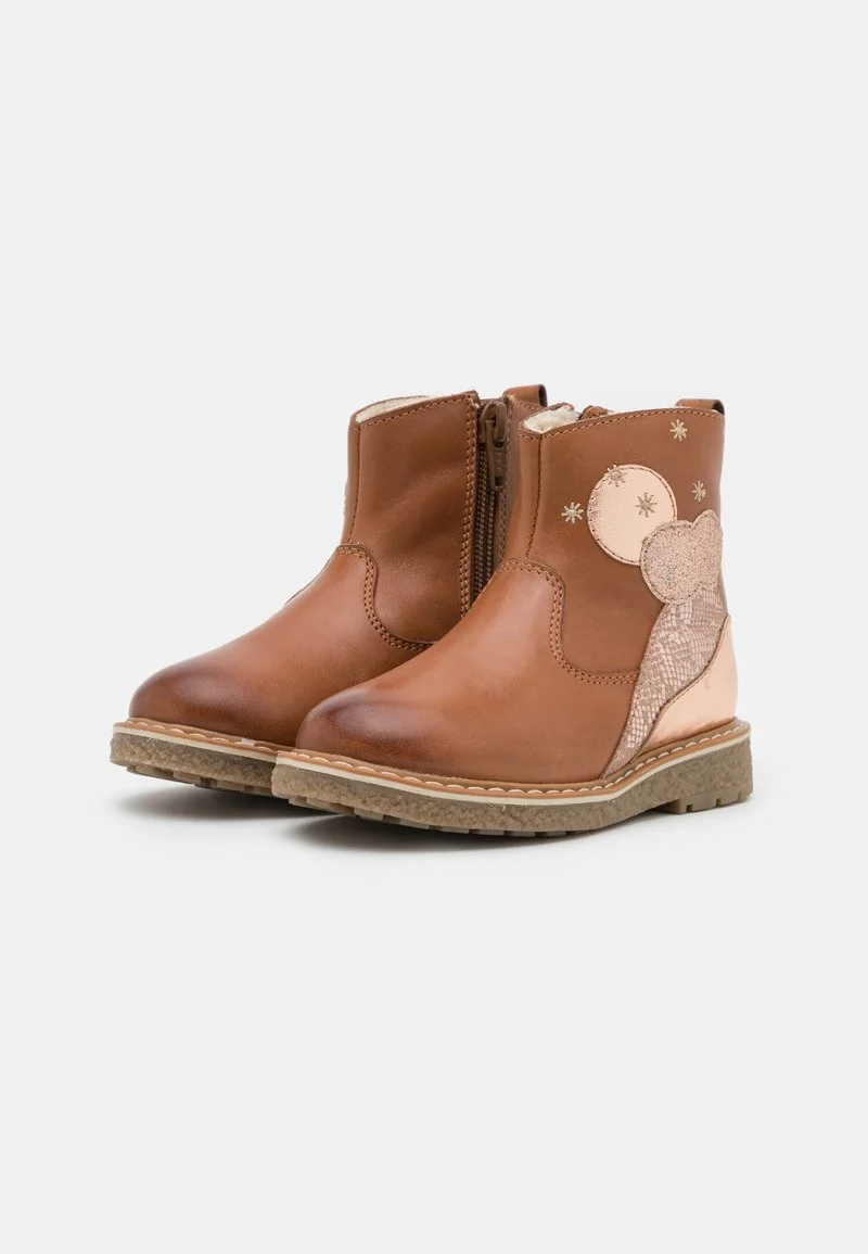 Friboo Niños LEATHER - Botines - Cognac - Imagen 2