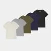 Friboo Niños 5 PACK BASIC BOY TEE - Camiseta Básica - Multi-coloured